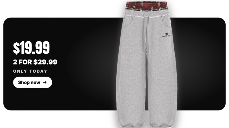 Plaid Waist Sweatpants display card